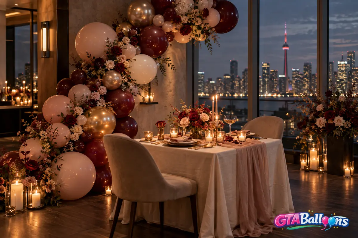 Romantic Balloon Décor That Feels Elegant, Personal and Grown Up